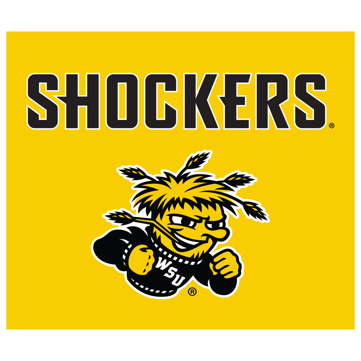 Wichita State Shockers NCAA Hanging wall tapestry flat artwork