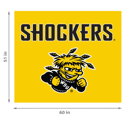 Wichita State Shockers NCAA Hanging wall tapestry Dimensions