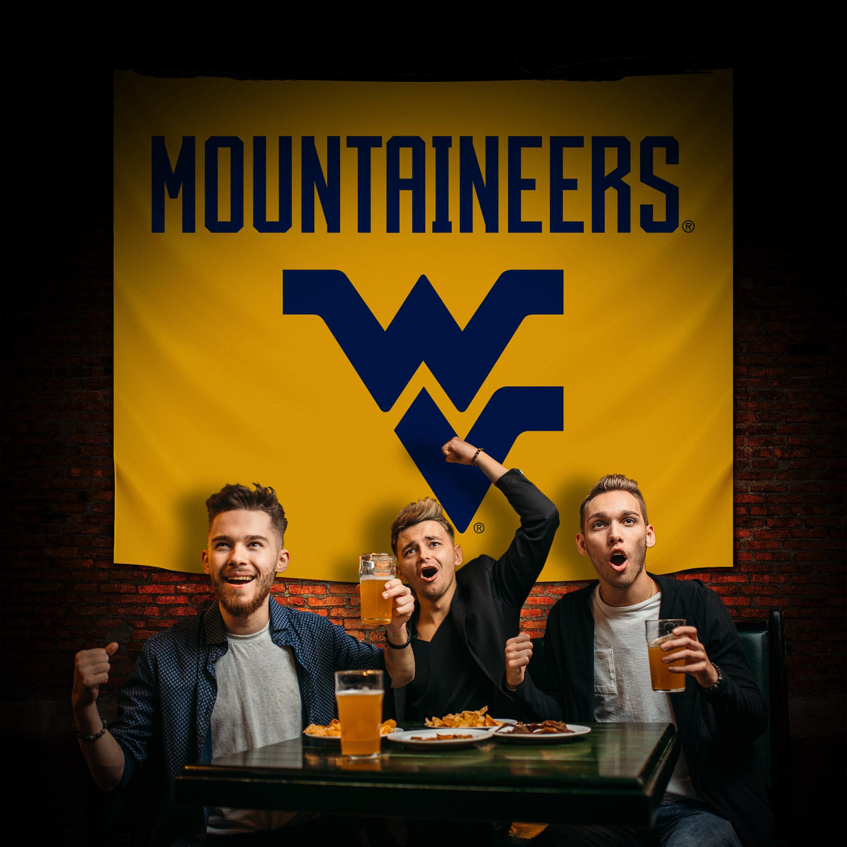 West Virginia Mountaineers Hanging wall tapestry Lifestyle image