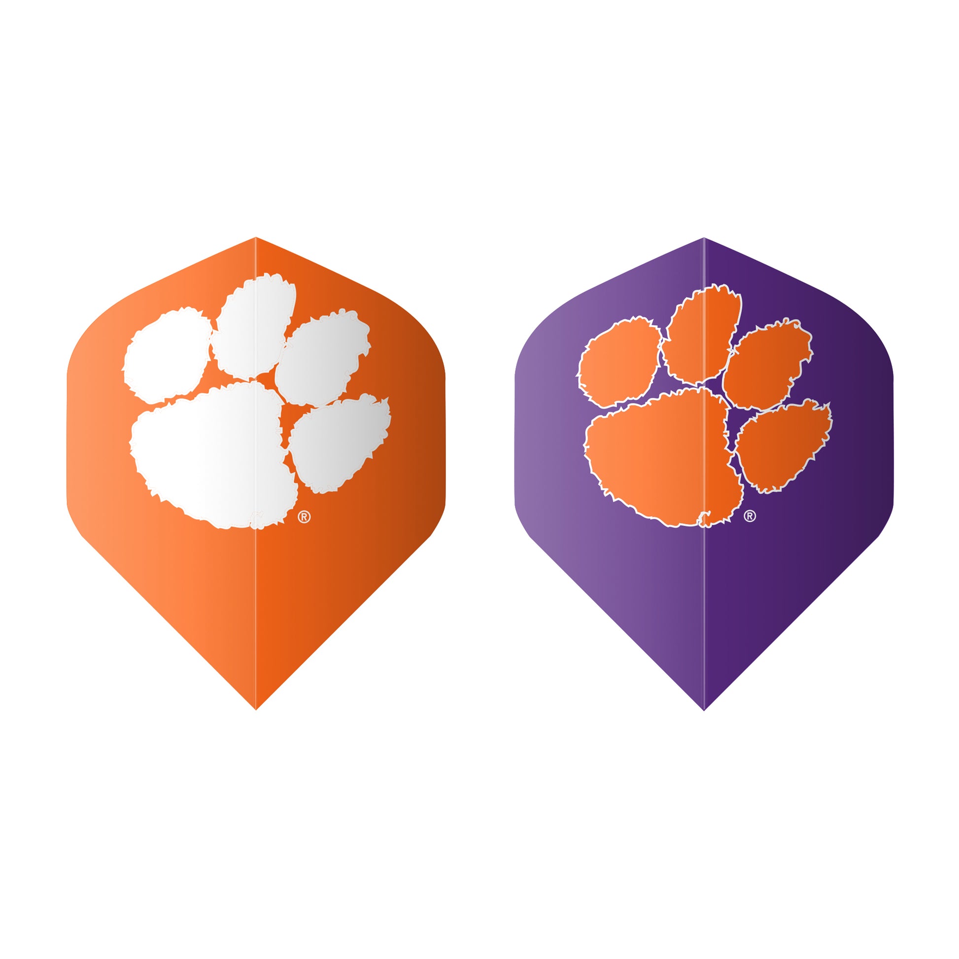 Clemson Tigers Dart Flights - Officially Licensed NCAA Game Room
