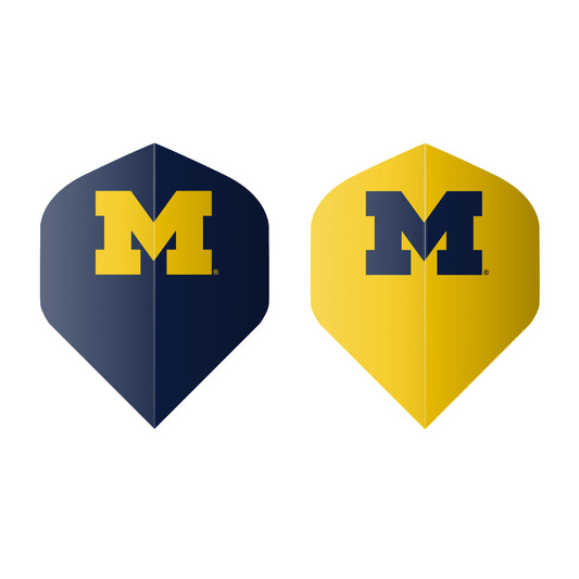 Michigan Wolverines Dart Flights - Officially Licensed NCAA Game Room