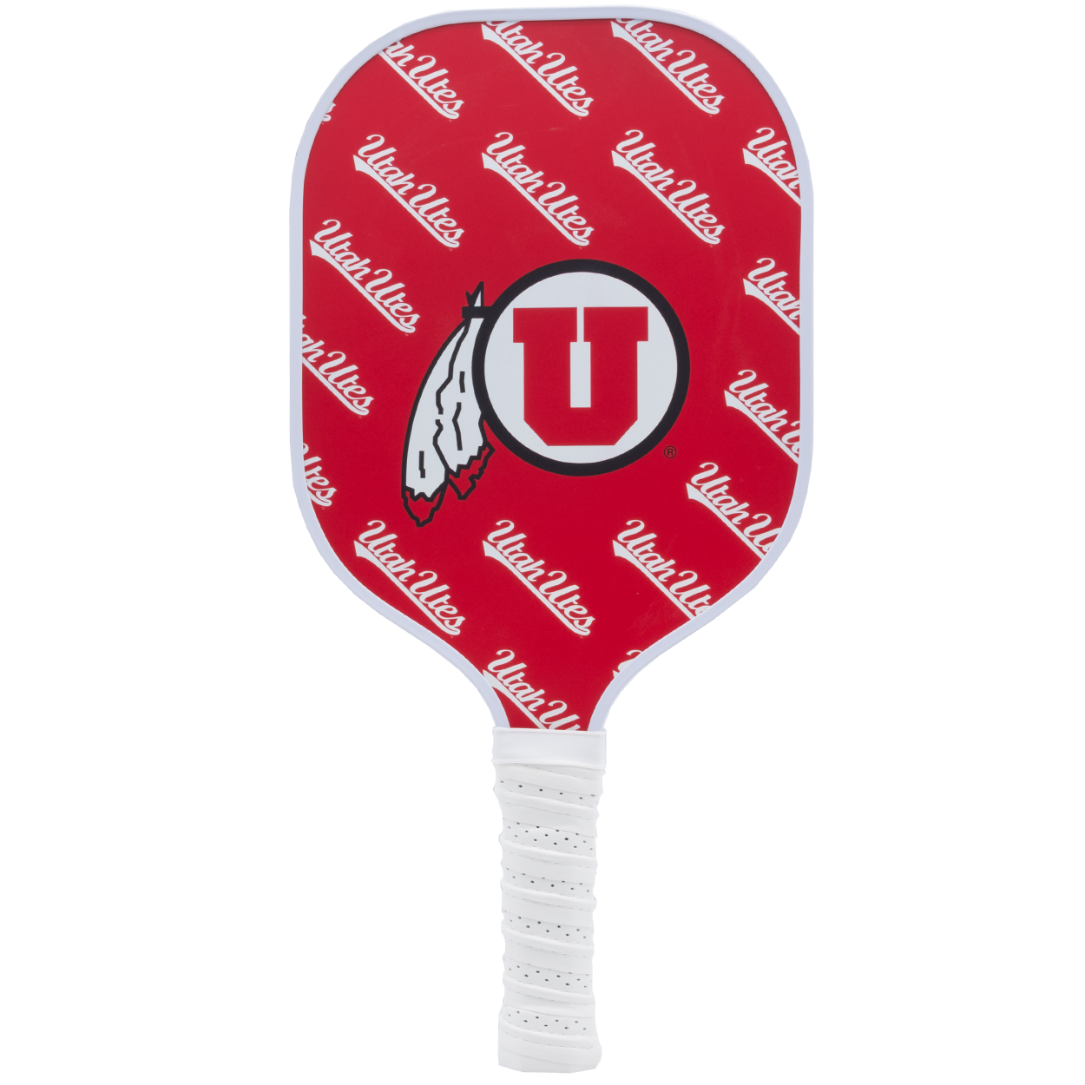 Utah Utes standard pickleball paddle