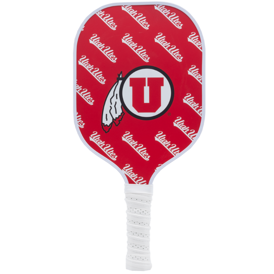 Utah Utes standard pickleball paddle