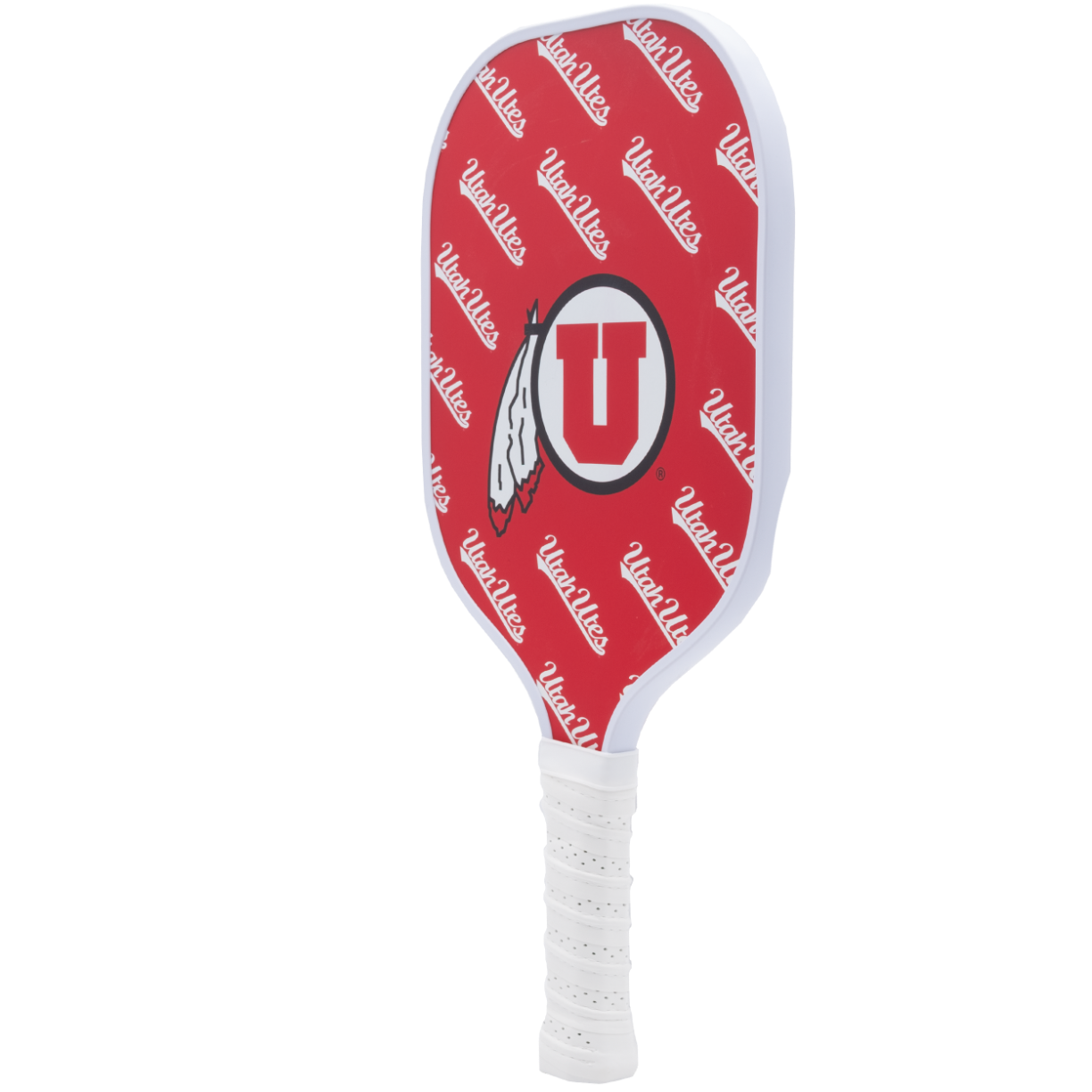 Utah Utes pickleball paddle back view