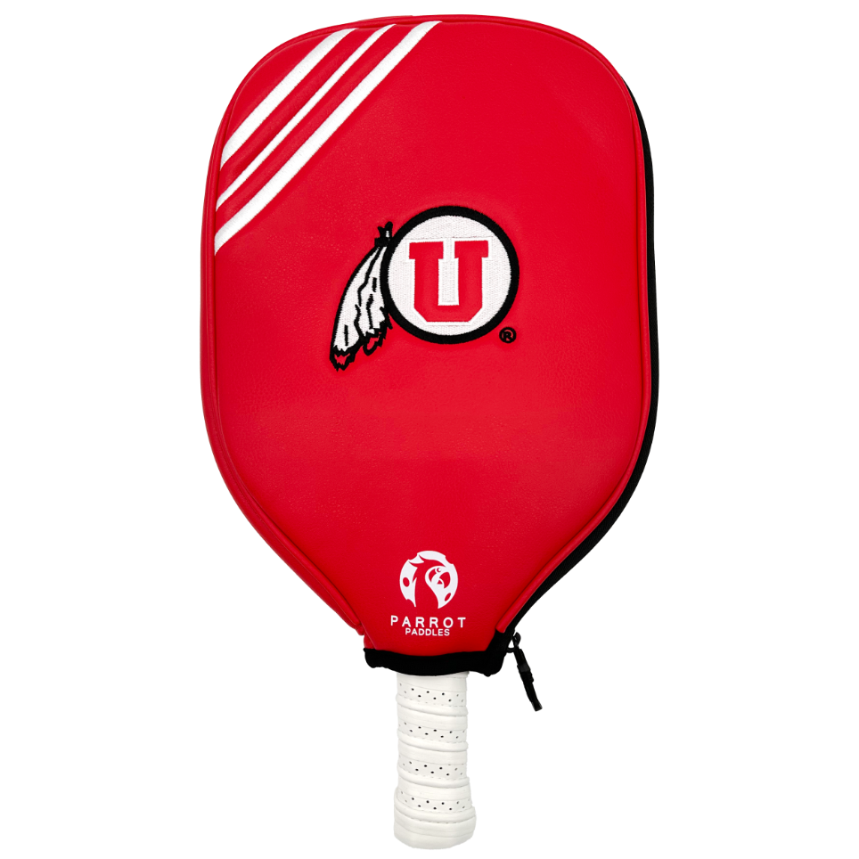 Utah Utes pickleball paddle cover
