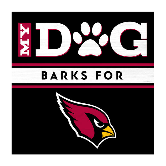Arizona Cardinals dog sign