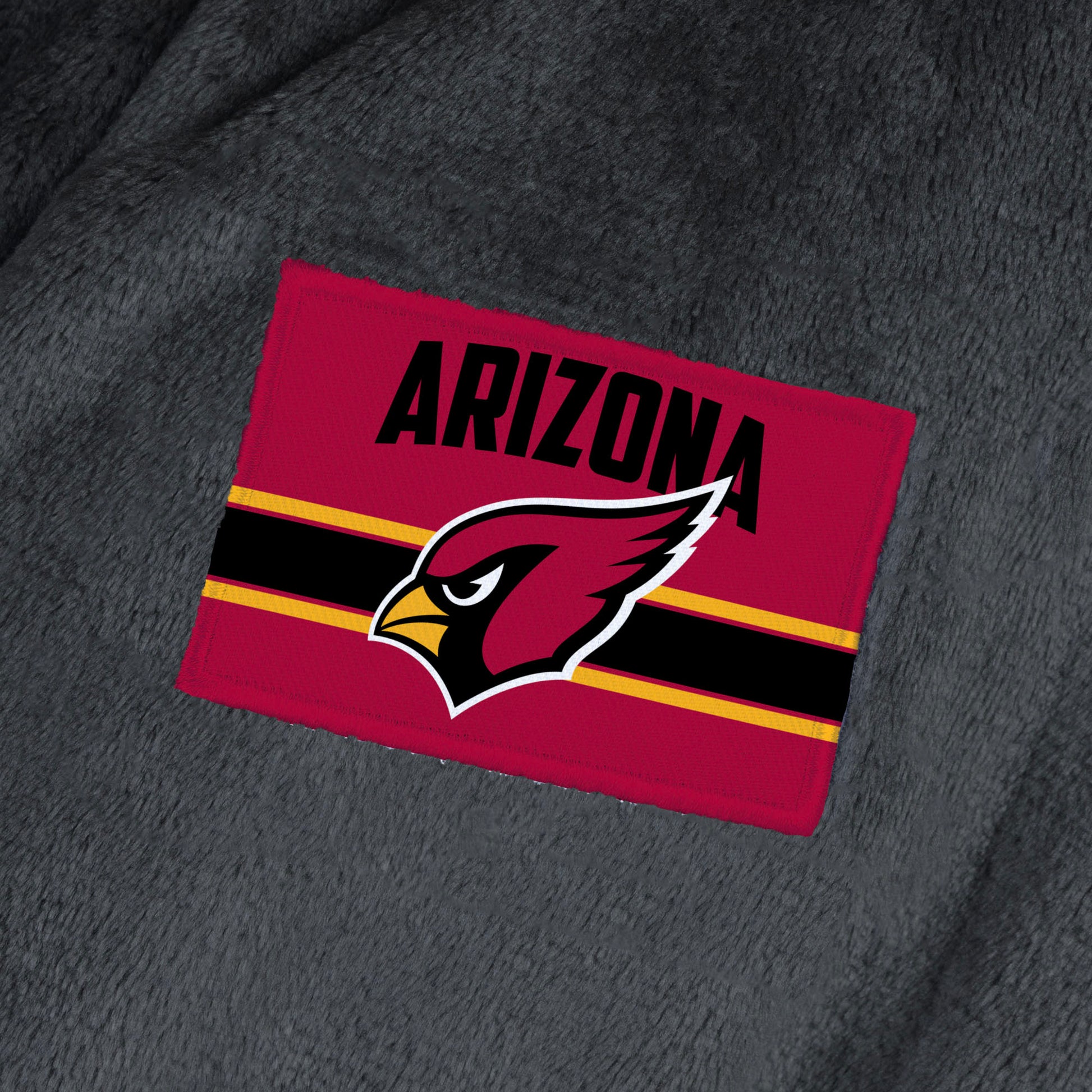 Arizona Cardinals team color bathrobe patch