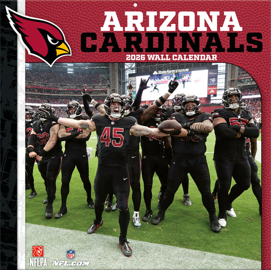 Arizona Cardinals Team Photos Wall Calendar