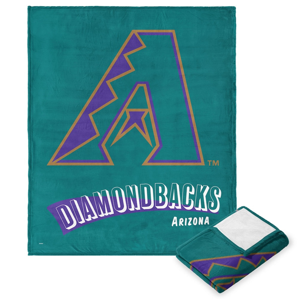 Arizona Diamondbacks throwback silk touch blanket