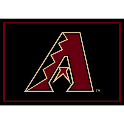 Arizona Diamondbacks distressed style area rug