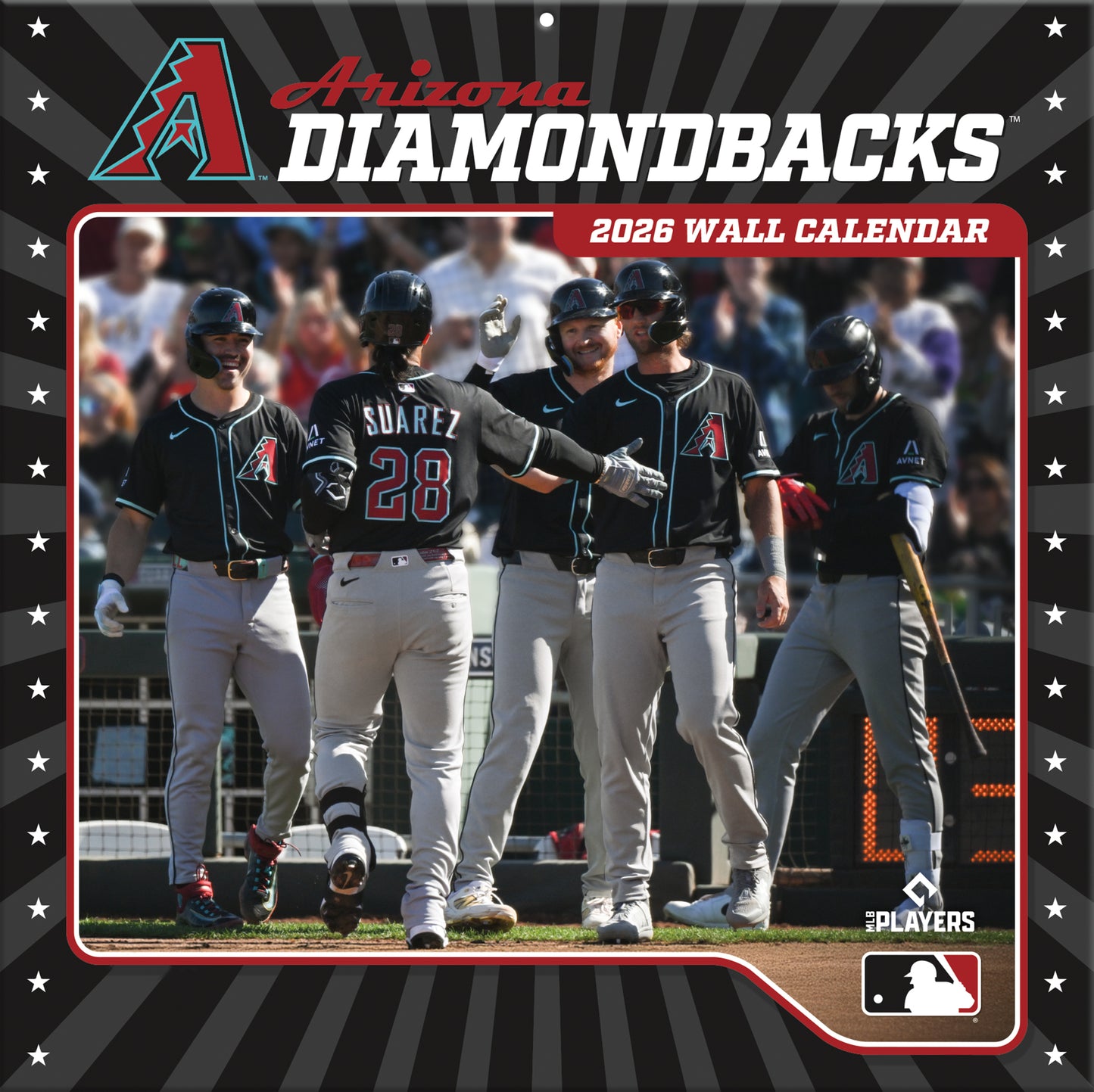 Arizona Diamondbacks Team Photos Wall Calendar