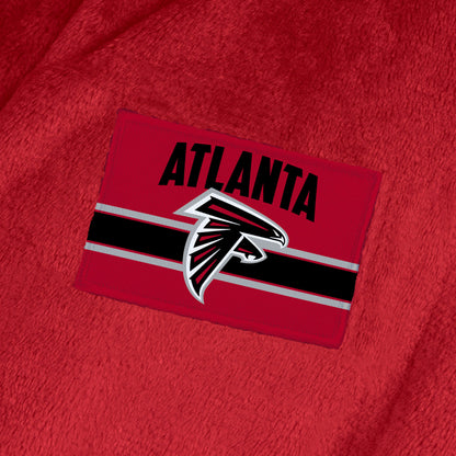 Atlanta Falcons team color bathrobe patch