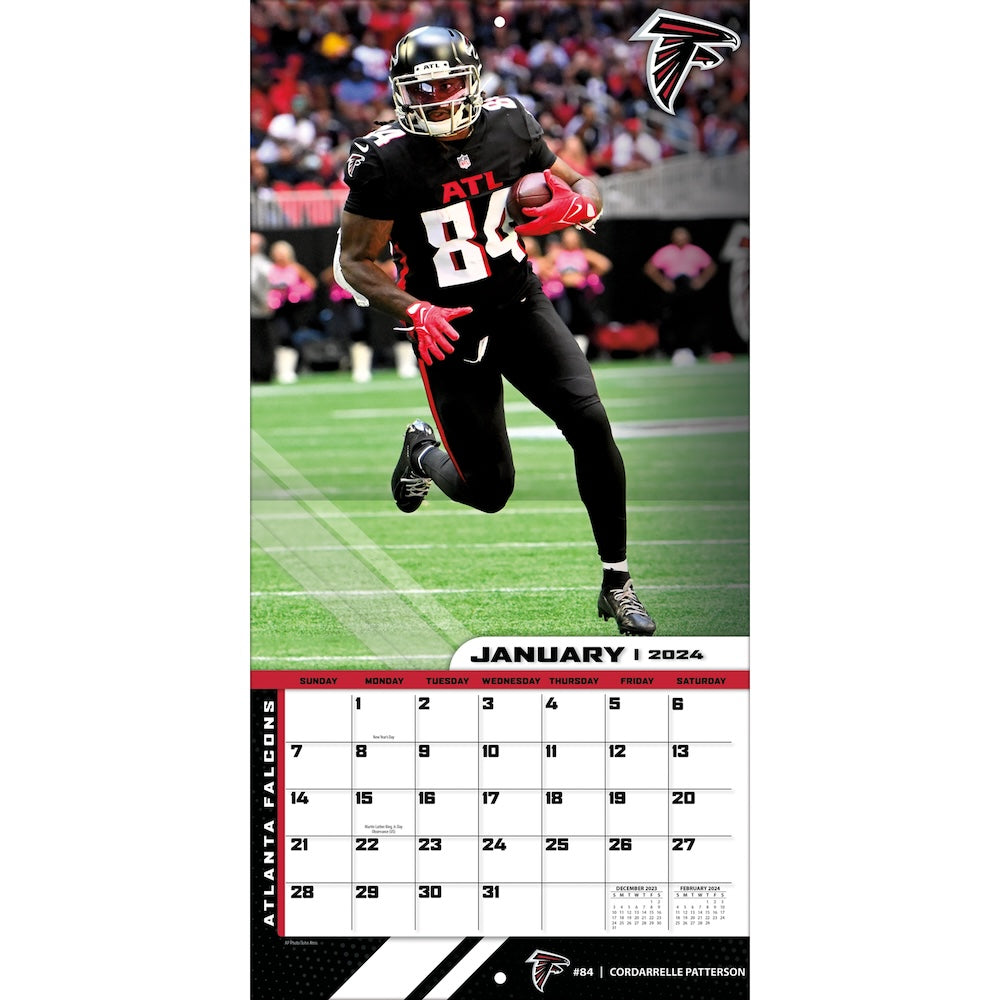 Atlanta Falcons Team Photos Wall Calendar Inside