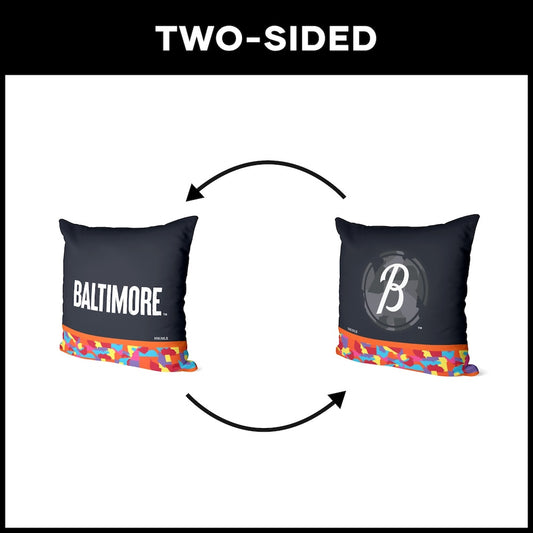 Baltimore Orioles CITY CONNECT throw pillow