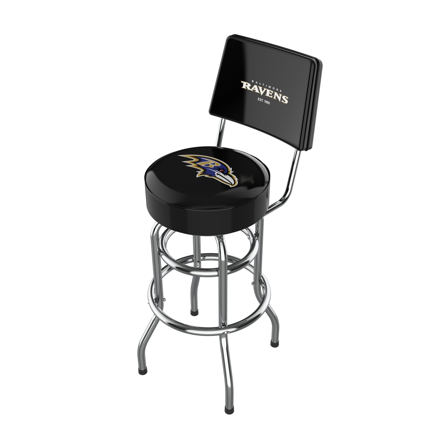 Baltimore Ravens Chrome Barstool