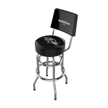 Baltimore Ravens Chrome Barstool