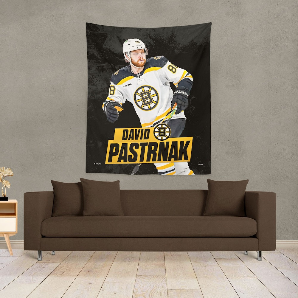 Boston Bruins David Pastrnak wall poster