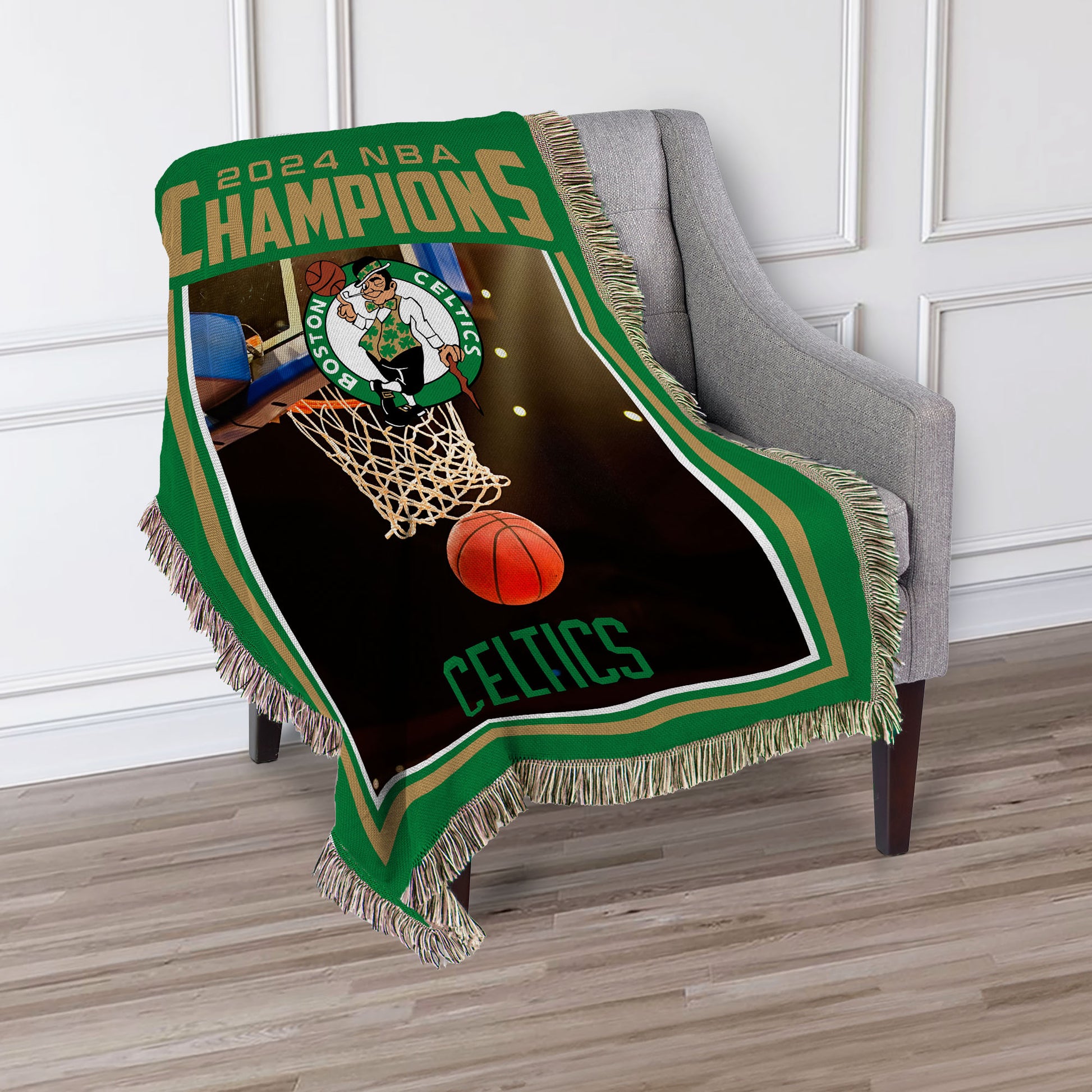 Boston Celtics NBA Finals Champions tapestry 2