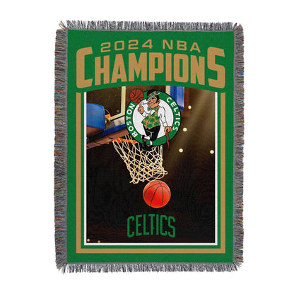 Boston Celtics NBA Finals Champions tapestry