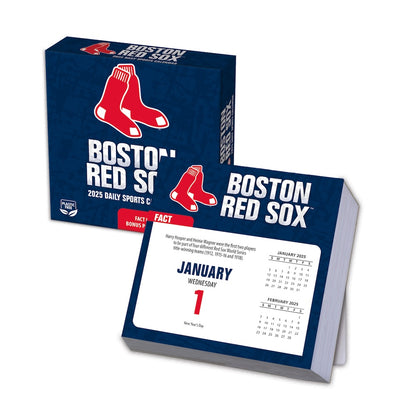 Boston Red Sox 2025 Fact-A-Day Box Desk Calendar