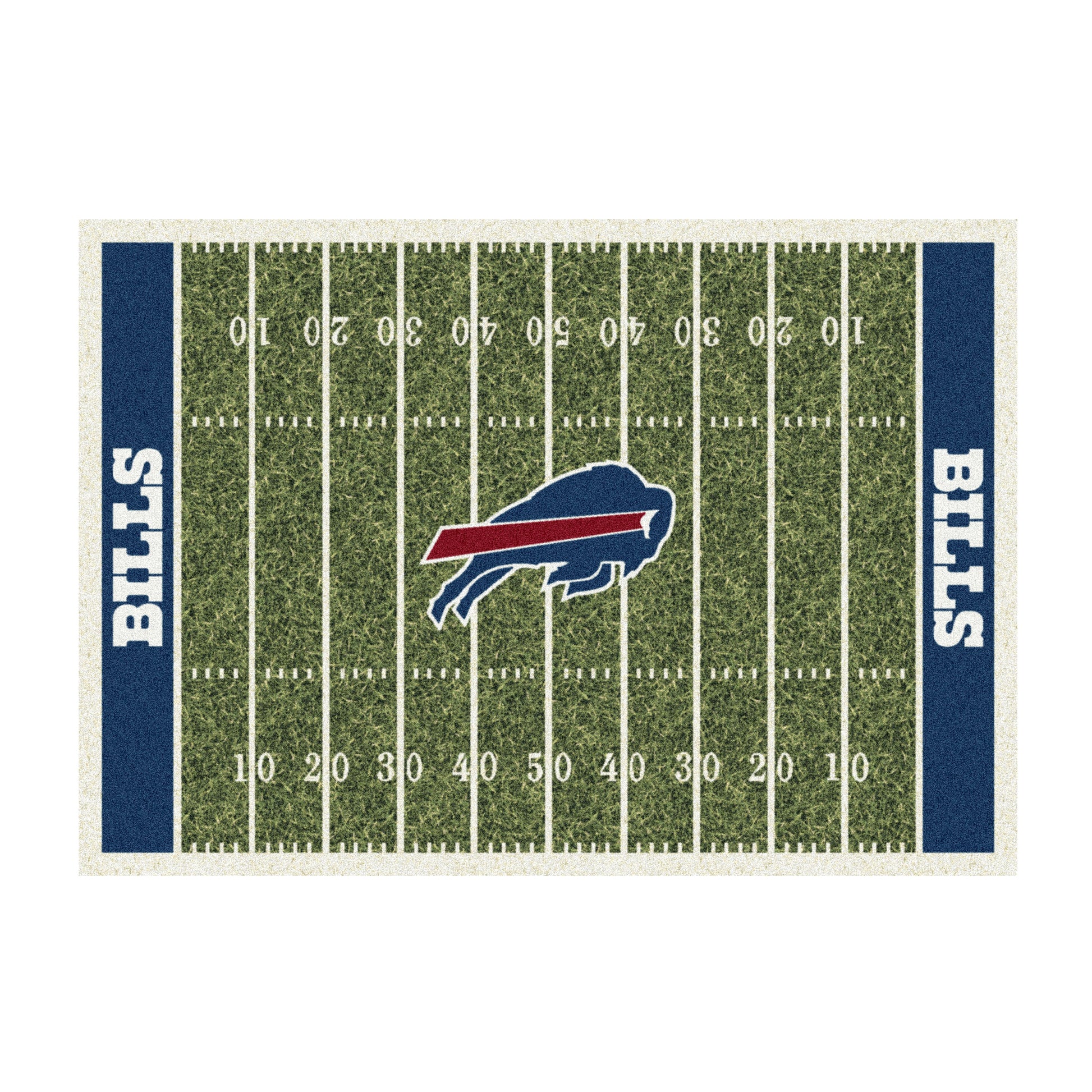 Buffalo Bills home field style area rug