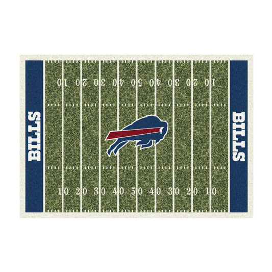 Buffalo Bills home field style area rug