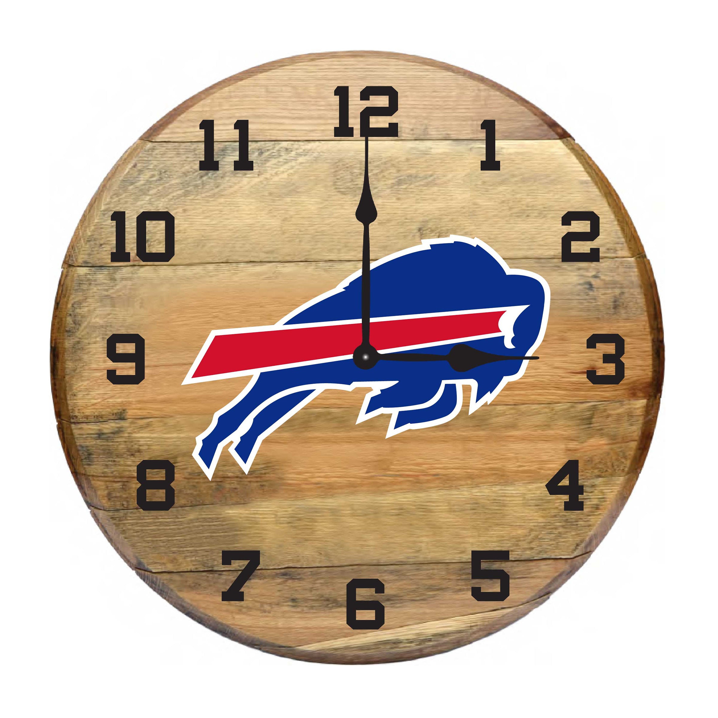 Buy NFL Buffalo Bills Wooden Oak Barrel Top Wall Clock – ProFootballStuff