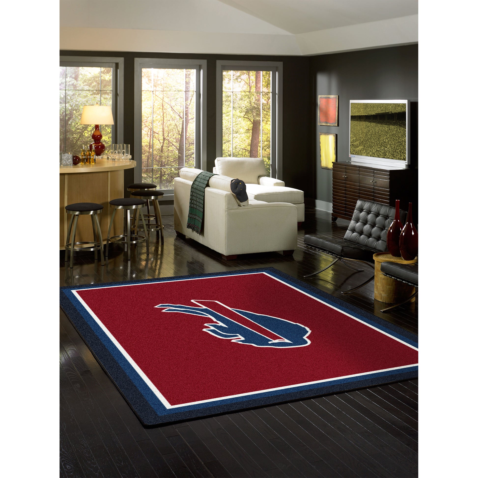 Buffalo Bills spirit style area rug life