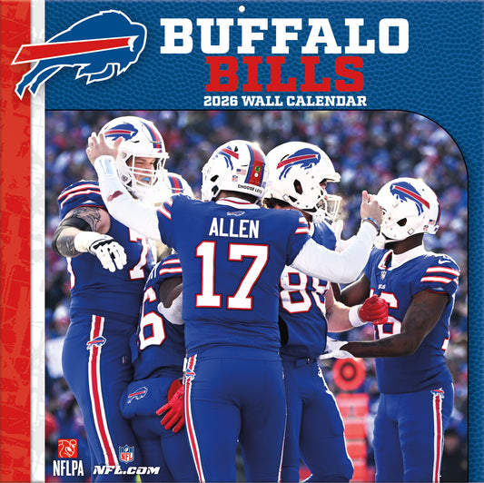 Buffalo Bills Team Photos Wall Calendar