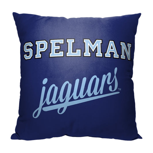 Spelman Jaguars OFFICIAL throw pillow