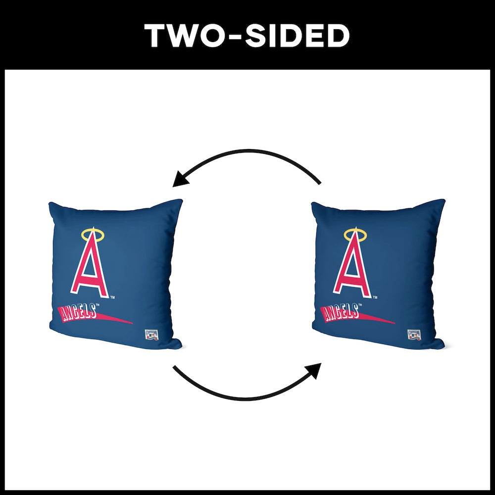 California Angels vintage throw pillow