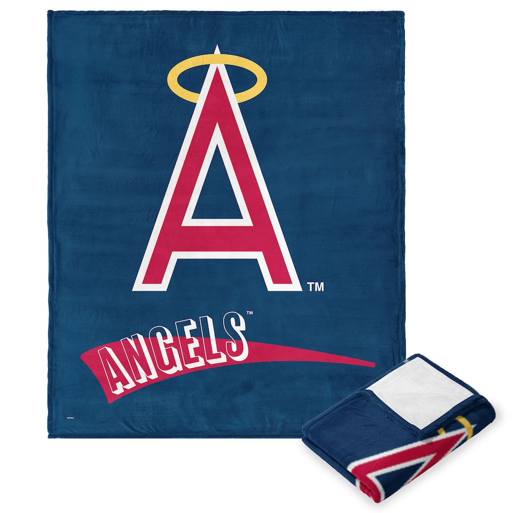 California Angels throwback silk touch blanket