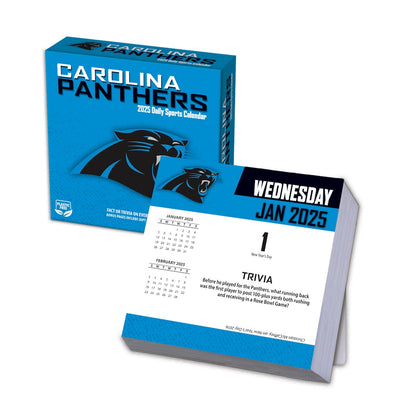 Carolina Panthers 2025 Fact-A-Day Box Desk Calendar