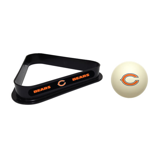 Chicago Bears cue ball and triangle
