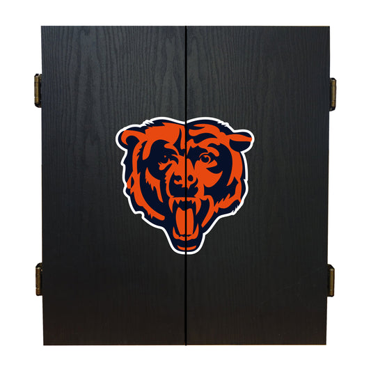 Chicago Bears Dart Board Cabinet