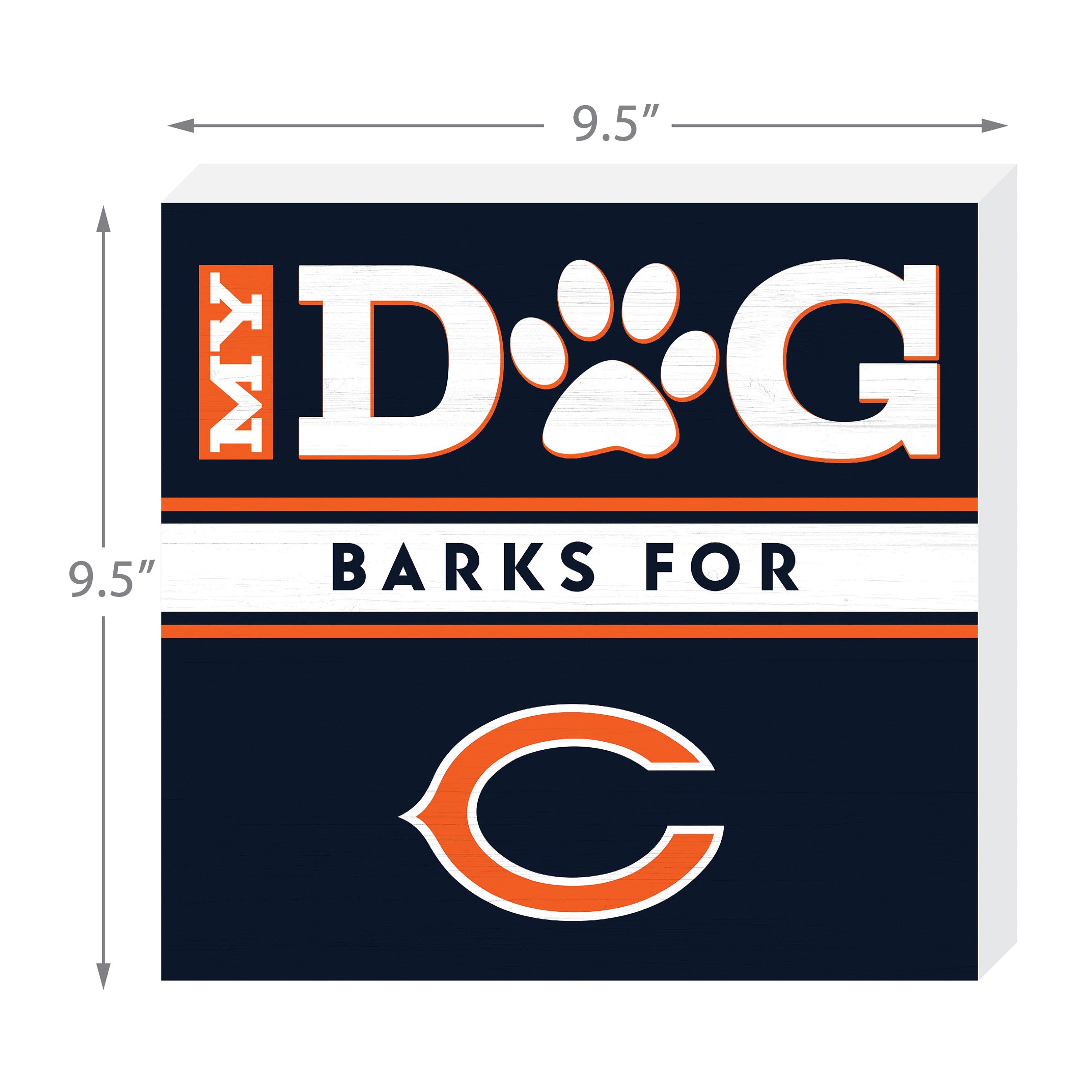 NFL Chicago Bears Wall Art Sign - Thumbnail 2
