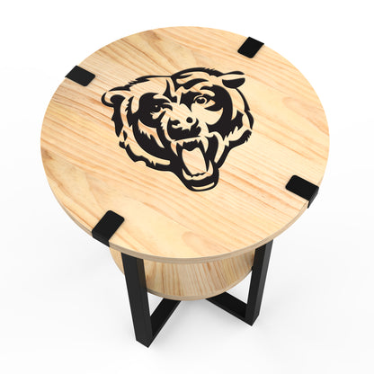 Chicago Bears End Table