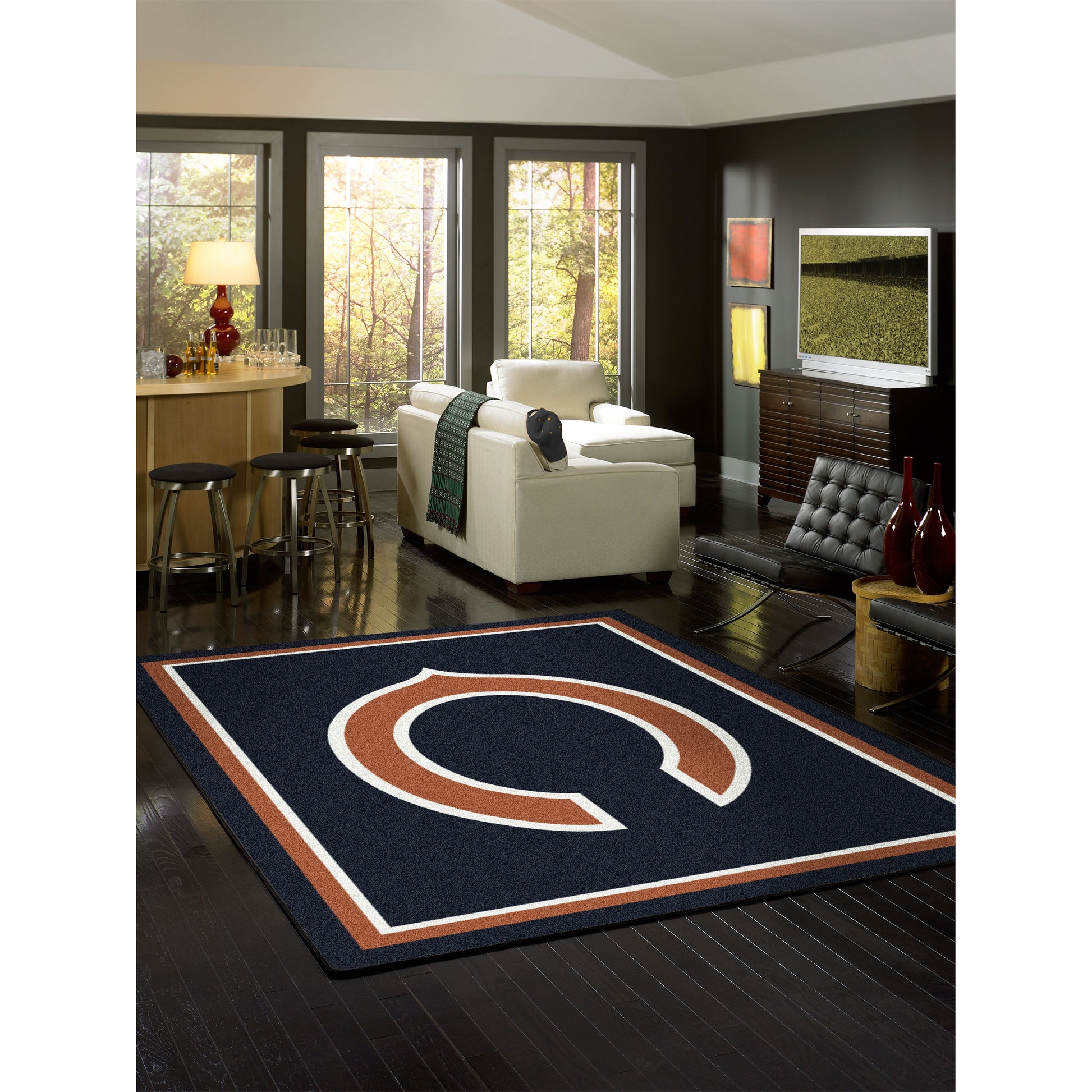 Chicago Bears spirit style area rug life