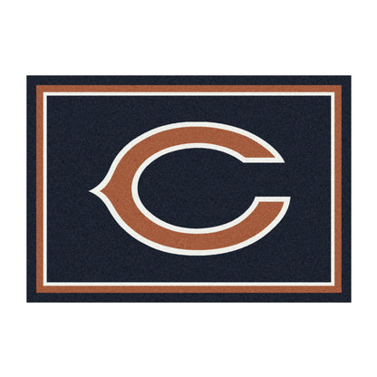 Chicago Bears distressed style area rug