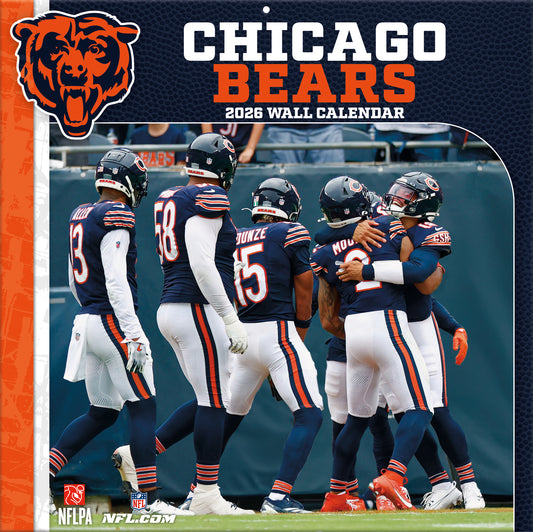 Chicago Bears Team Photos Wall Calendar
