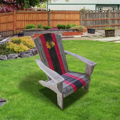 Chicago Blackhawks Outdoor Painted Adirondack Chair