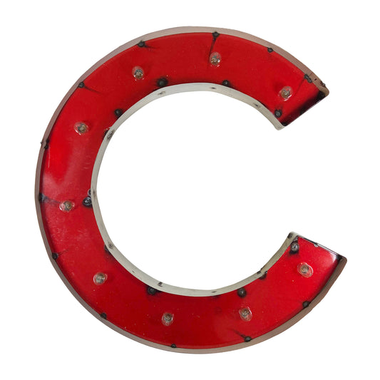 Chicago Cubs logo lighted metal sign