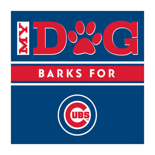 Chicago Cubs dog sign