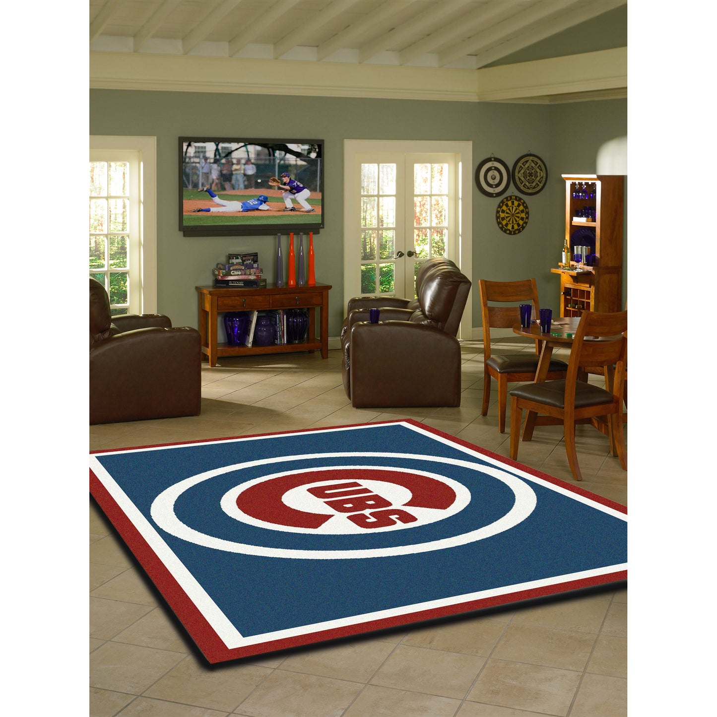 Chicago Cubs spirit style area rug life