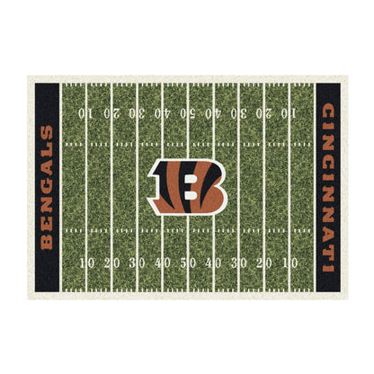 Cincinnati Bengals home field style area rug