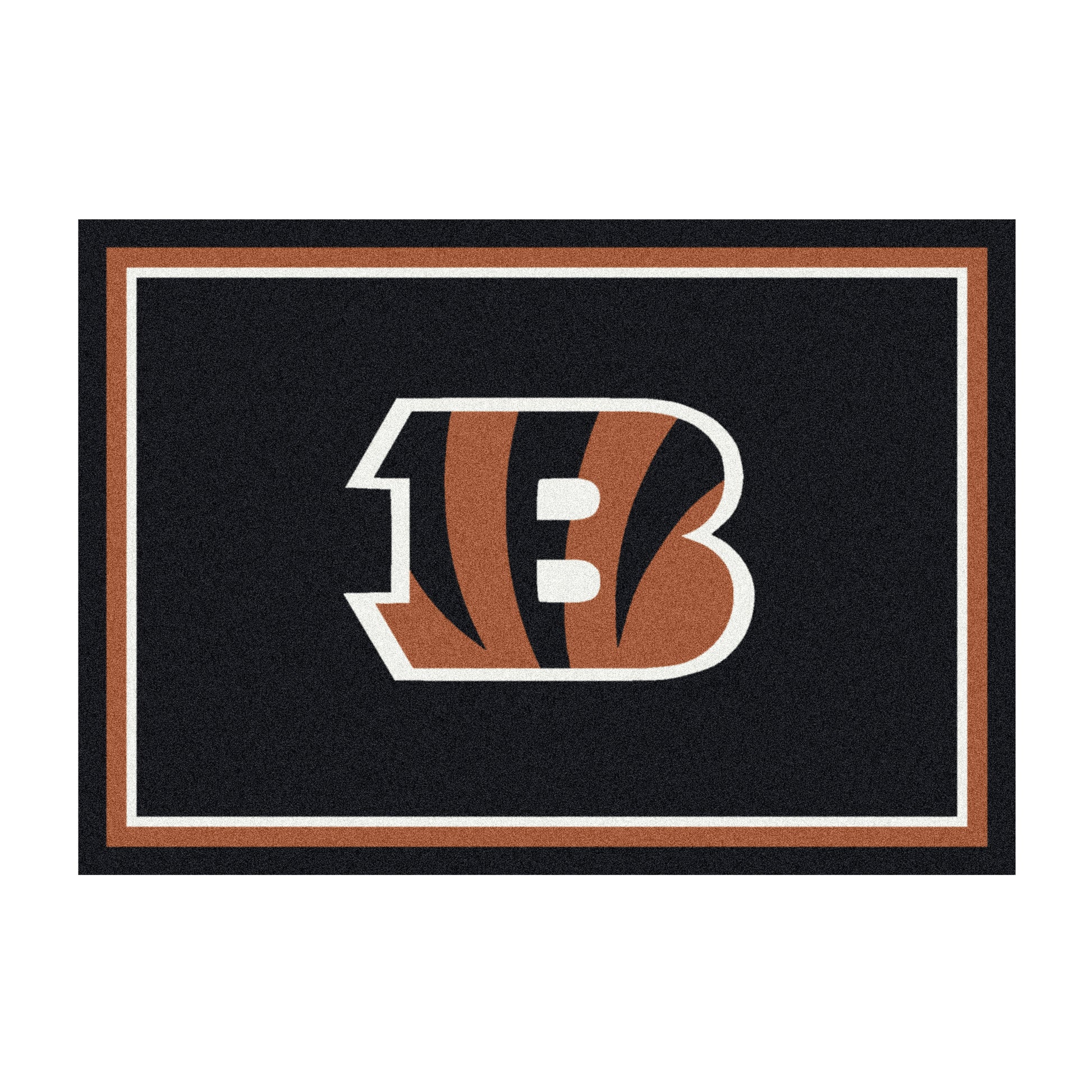 Cincinnati Bengals distressed style area rug