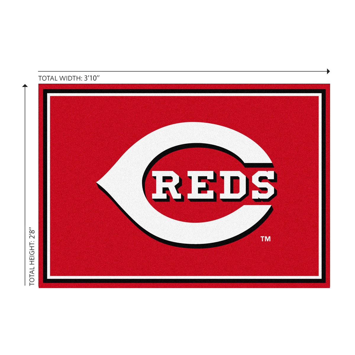 Cincinnati Reds Rug Buy MLB Cincinnati Reds Entry Mat and Official Area Rug 3 Ft x 4 Ft ...