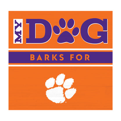 Clemson Tigers dog sign