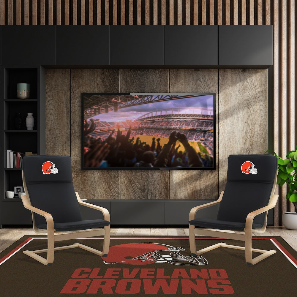 Cleveland Browns side chairs