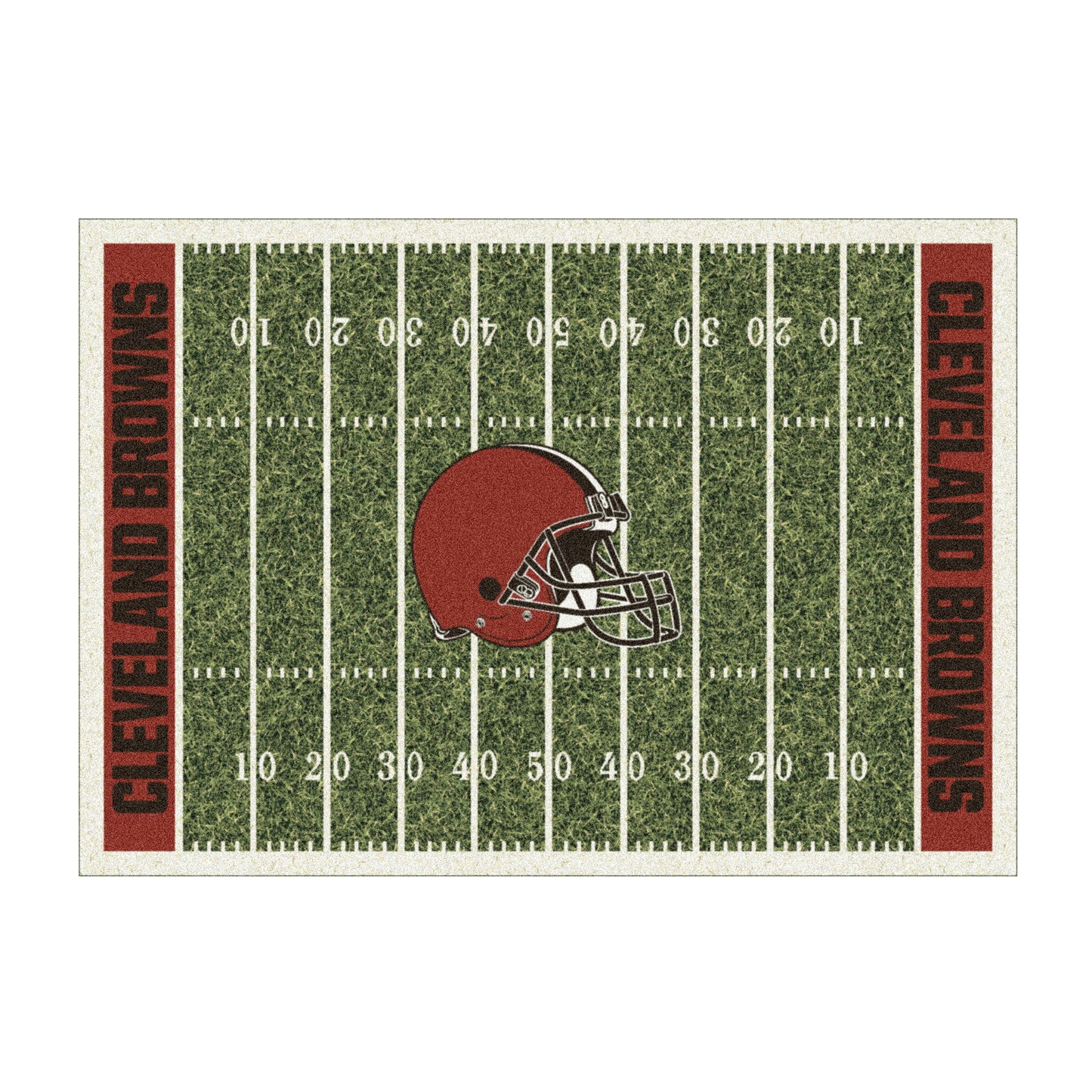 Cleveland Browns home field style area rug